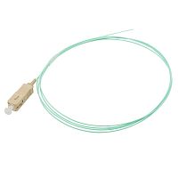Пигтейл LANMASTER SC/PC, многомодовый OM3, 2.0 м | код LAN-PIG-SC/OM3-2.0 | LANMASTER