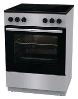 Плита Электрическая Gorenje GEC6A11SG серый стеклокерамика (без крышки) | код 1874828 | GORENJE
