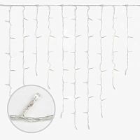 Гирлянда "Бахрома" светодиодная ULD-B3010-200/TTK WARM WHITE IP44 с эффектом мерцания Uniel UL-00003949