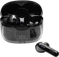 Гарнитура внутриканальные JBL Tune Beam Ghost черный беспроводные bluetooth в ушной раковине (JBLTBEAMGBLKAS) | код 2000625 | JBL