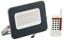 Прожектор светодиодный СДО 07-30RGB multicolor IP65 серый | код LPDO7RGB-01-30-K03 | IEK