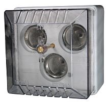 Держатель предохранителя T 25/3N DELTA 3p (DII, 25А, Е27) | код 002362003 | ETI