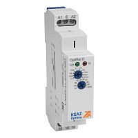 Реле времени OptiRel D TMR-DOF-1T-240U-2 задержка выключения 16А 2СО 12-230АС/DC | код 332013 | КЭАЗ