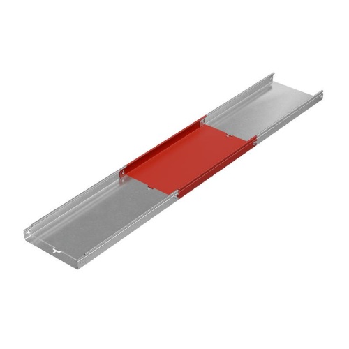 Лоток листовой неперфорированный 300х50 L3000 сталь 1.5мм "БЫСТРЫЙ МОНТАЖ ПЛЮС" LNplus50-300-1.5-3000 HD гор. оцинк. КМ PL1269 фото 3