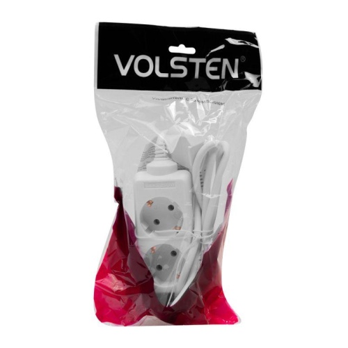 Удлинитель 2х1.5м с заземл. 16А IP20 S 2х1.5-Z 3.5кВт Volsten 9308 фото 5