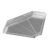 Угол горизонтальный 90 градусов Стандарт INOX (AISI 304) 600х80 Промрукав | код PR16.3513 | ПРОМРУКАВ