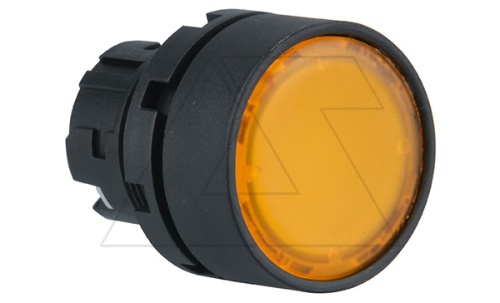 Головка кнопки PB3E, плоская, желтая, без фиксации, с подсветкой, 22mm, IP65 | код PB3E-FM1S00/Y | АРТ