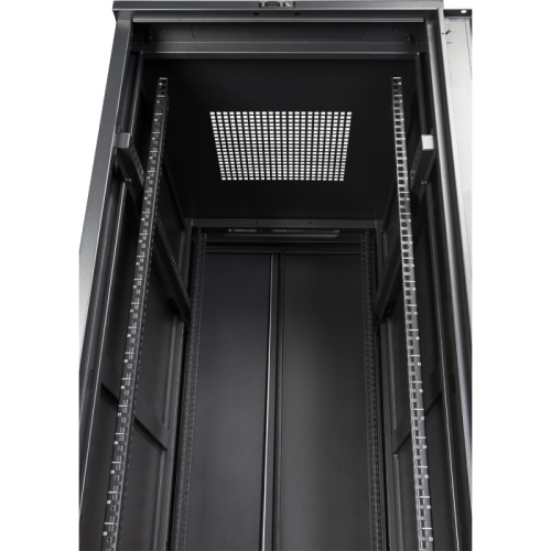 Шкаф 19 Business, 22U 600x1000, без дверей, с боковыми стенками, черный | код TWT-CBB-22U-6x10-00 | TWT