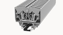 WS2.5-DIN15-01P-11-00Z(H), Клемма пружинная WS, 2.5 мм.кв., NS15, серый, шт | код 11030000153 | DEGSON