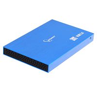 Внешний корпус 2.5 Gembird EE2-U3S-56, синий металлик, USB 3.0, SATA, алюминий | код EE2-U3S-56 | Gembird