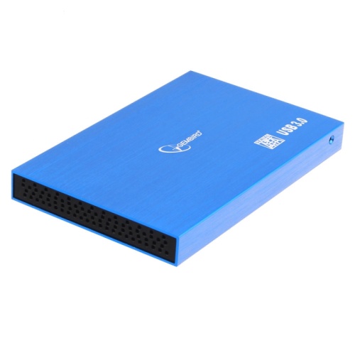 Внешний корпус 2.5 Gembird EE2-U3S-56, синий металлик, USB 3.0, SATA, алюминий | код EE2-U3S-56 | Gembird