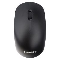 Мышь беспров. Gembird MUSW-435, 2.4ГГц, чёрный, 3 кн., встр.акк., бесшумный клик, 1600 DPI | код MUSW-435 | Gembird