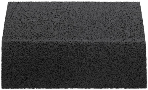 Губка шлифовальная угловая 100х70х25мм Р 360 средняя жесткость алюм./оксидная FIT 38376 фото 5