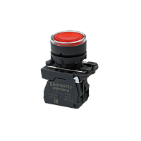 Кнопка красная с подсветкой, 1NС, 220V AC/DC, IP65, пластик MTB5-AW34723 | код 137270 | MEYERTEC