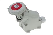 Розетка настенная 16A/400V/3P+N+E/IP67 | код CA1200 | INPIN