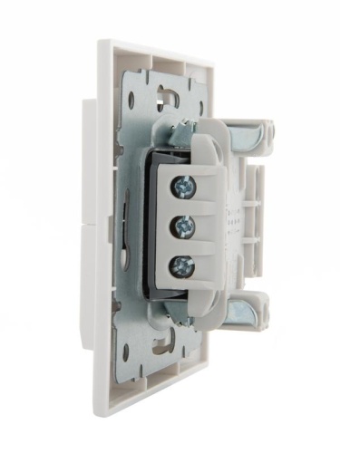 DERIY Выключатель проходной х2 ПБТ белый | код 702-0202-106 | Lezard