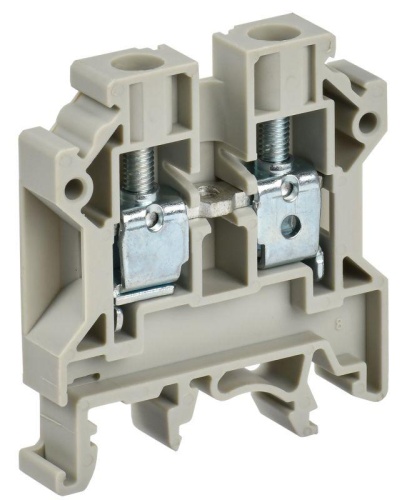 Колодка клеммная CTS ARMAFIX 6кв.мм сер. | код YCT10-00-K03-006 | IEK