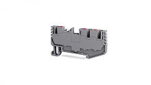 Самозажимной клеммный зажим на 3 полюса | код PFT 2,5 1X2 Gray | Tbloc