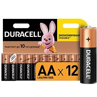Элемент питания алкалиновый LR MN 1500/LR6 BASIC BP-12 (блист.12шт) Duracell C0037388