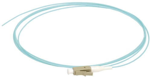 ITK Оптический коммутационный монтажный шнур (пигтеил), (MM), 50/125 (OM3), LC/UPC, LSZH, 1,5м | код FPT5003-LCU-C1L-1M5 | IEK