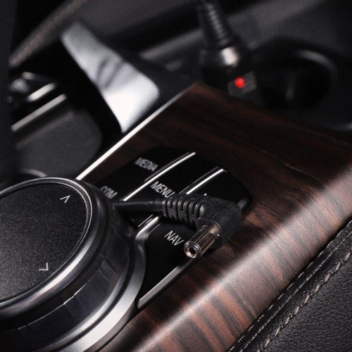 Автозарядка с индикатором, разъем 2.1х5.5, АЗУ, шнур спираль 1.5 м, | код 16-0233 | REXANT фото 3