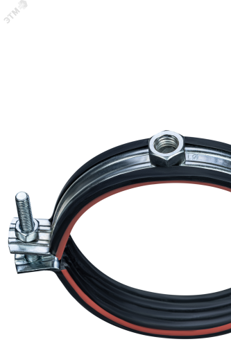Хомут высокой нагрузки Mayer д/труб 14' (351-363мм) гайка М16 и уплотн. с красной полосой | код 11 1400 13 | MAYER,МАЙЕР