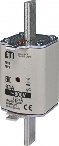 Предохранитель NH-1/gG 35A 800V | код 004184483 | ETI