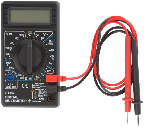 Мультиметр 0.1мВ-1000В 0.1В-750В 1мкА-10А 0.1Ом-2мОм коробка КУРС 80615 фото 4