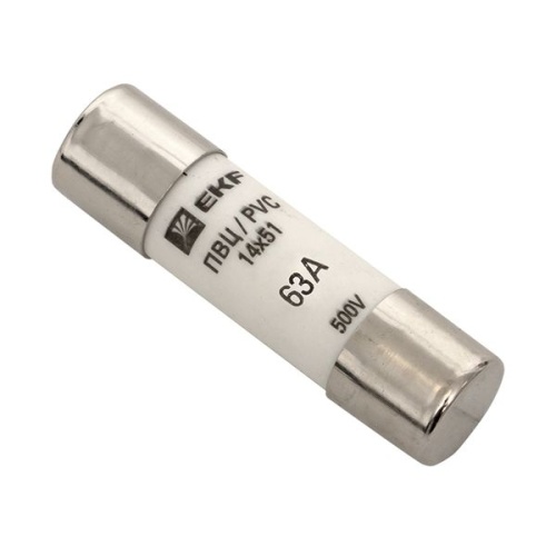 Плавкая вставка цилиндрическая ПВЦ (14х51) 63А PROxima | код pvc-14x51-63 | EKF фото 2