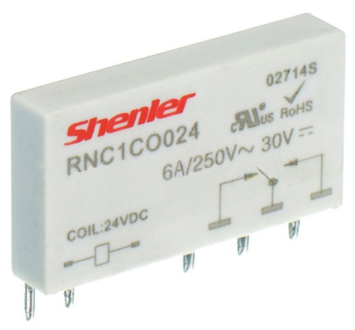 Реле RNC, 1CO, 24VDC | код RNC1CO024 | Shenler