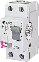 Реле дифференциальное (УЗО) EFI6-2 63/0,03 тип AC (6kA) | код 002062134 | ETI