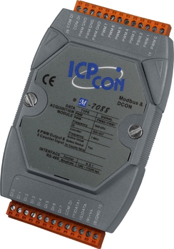 M-7088 CR 8-Channel PWM Output and 8-Channel High Speed Counter Module (RoHS) | код 00-06076252 | ICP DAS