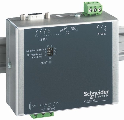 ПРЕОБР. ACE919CA RS485/RS485 (ПЕР.ТОК) | код 59649 | SCHNEIDER ELECTRIC