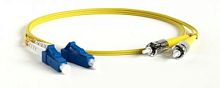 Патч-корд оптический TWT, PVC, дуплексный, ST/UPC-LC/UPC, SM OS2, 1.5 м | код TWT-2ST-2LC/SU-1.5 | TWT