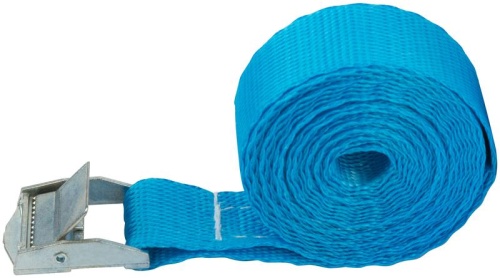 Ремень для крепления груза, пряжка с фиксатором, лента 25 мм x 2.5 м, 250 кг | код 64913 | FIT фото 2