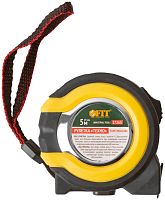 Рулетка прорезиненный корпус, двойной стопор ''Техно'' 5 м x 19 мм | код 17265 | FIT