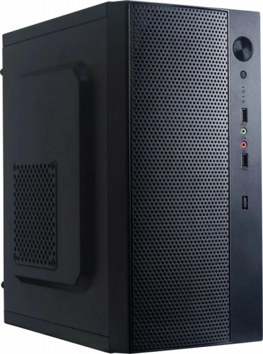 Корпус Accord Entry ACC-242B черный без БП mATX 1x80mm 2xUSB2.0 audio | код 1975630 | ACCORD