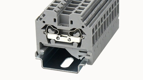 WS4-SD-01P-11-00Z(H), Клемма пружинная WS, 4 мм.кв., боковое подключение, серый, шт | код 11030000295 | DEGSON