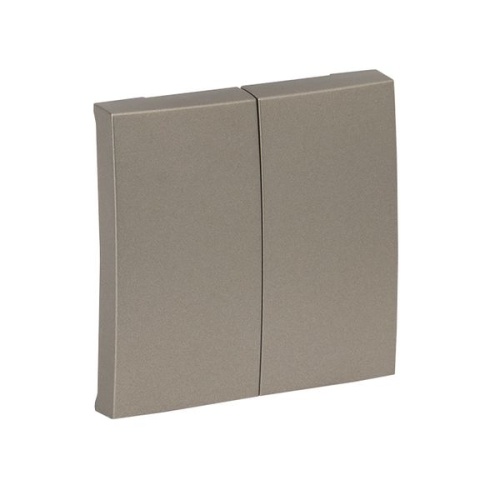 Валенсия лицевая панель выключателя 2-кл, 10А кашемир PROxima | код ESV10-L-023-40 | EKF фото 2