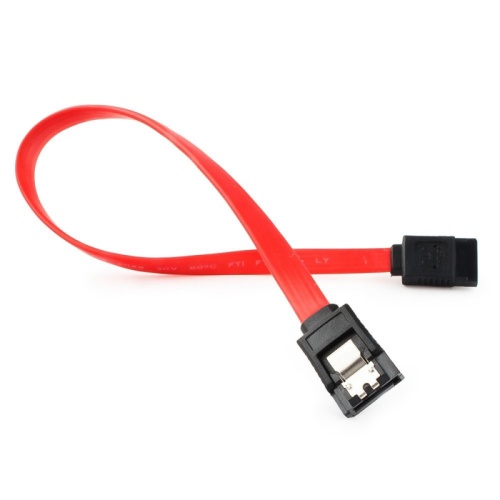 Кабель интерфейсный SATAIII Cablexpert CC-SATAM-DATA-0.3M, 30см, 7pin/7pin, защелка, пакет | код CC-SATAM-DATA-0.3M | Cablexpert
