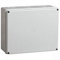 коробка КМ41271 распаячная для о/п 240х195х90 мм² IP44 (RAL7035, кабельные вводы 5 шт) | код. UKO10-240-195-090-K41-44 | IEK