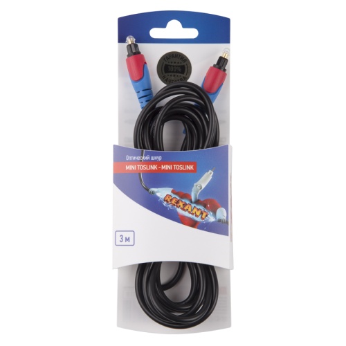 Шнур оптический Toslink 3М REXANT | код 06-3130 | REXANT