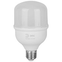 Лампа светодиодная высокой мощности LED 40 Вт 4000Лм 4000К T80 нейтральный E27/E40 (переходник) 170-265В LED POWER T80-40W-840-E27/E40 Green Line | код Б0067027 | ЭРА