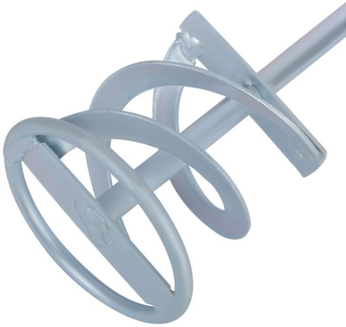 Миксер для строительных смесей оцинкованный Профи, хвостовик SDS-PLUS 80х400 мм | код 4258 | FIT фото 2