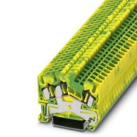 Клемма защитного провода STS 2,5-TWIN-PE | код 3031733 | PHOENIX CONTACT