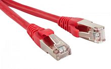 Патч-корд F/UTP экран. Cat.6 LSZH 10 м красный, Hyperline PC-LPM-STP-RJ45-RJ45-C6-10M-LSZH-RD | код 230381 | Hyperline