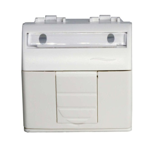 BRAVA Розетка компьютерная RJ45 категория 5е разъем PcNet | код 76655B | DKC