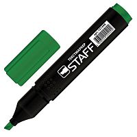 Текстмаркер STAFF STICK, ЗЕЛЕНЫЙ, прямоугольный корпус, скошенный наконечник, 1-4 мм, 151498 | код 151498 | STAFF