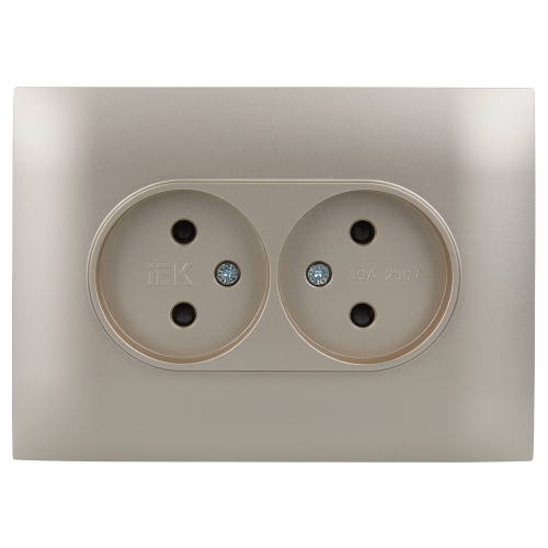 SKANDY Роз. 2-я без з/к с з/ш 10А сб. SK-R09Sh шамп. IEK | код SK-R23-10-K37-F | IEK фото 5