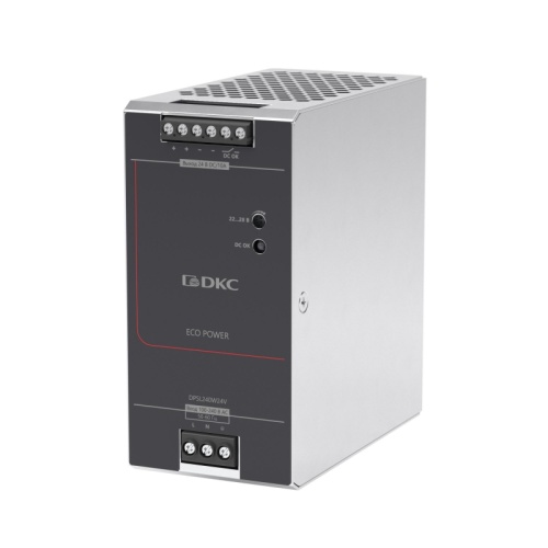 Источник питания ECO POWER, однофазный, 240Вт, 10А, 24В | код DPSL240W24V | DKC